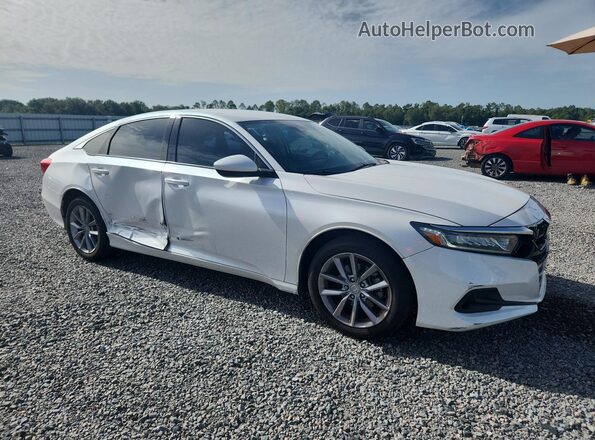1HGCV1F14MA038966 2021 HONDA ACCORD White Delantero derecho