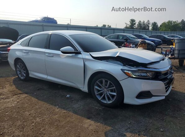 1HGCV1F14MA039891 2021 HONDA ACCORD White Front right
