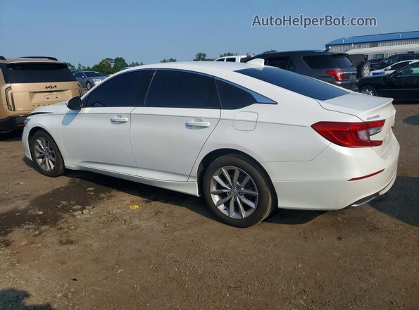 1HGCV1F14MA039891 2021 HONDA ACCORD White Rear left