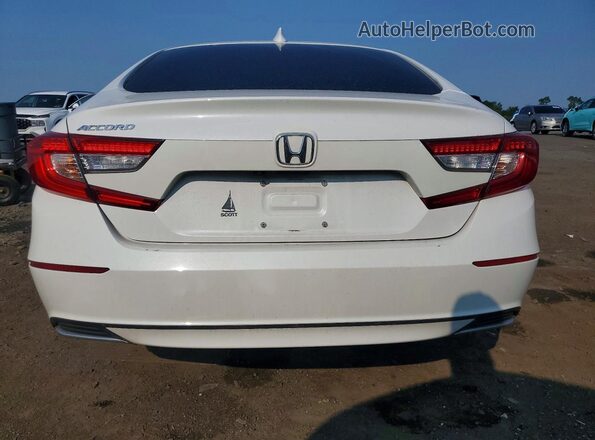 1HGCV1F14MA039891 2021 HONDA ACCORD White Rear view