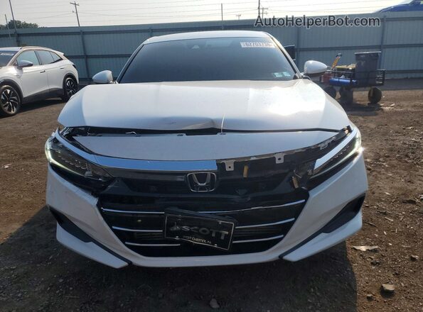 1HGCV1F14MA039891 2021 HONDA ACCORD White Front view