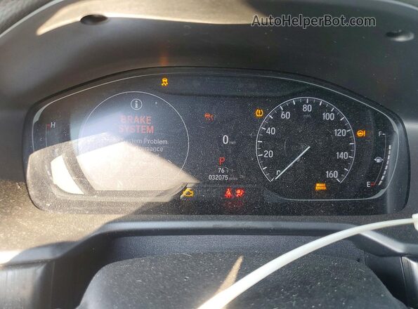 1HGCV1F14MA039891 2021 HONDA ACCORD White Instrument cluster view