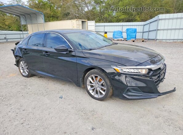 1HGCV1F14MA086693 2021 HONDA ACCORD Black Delantero derecho
