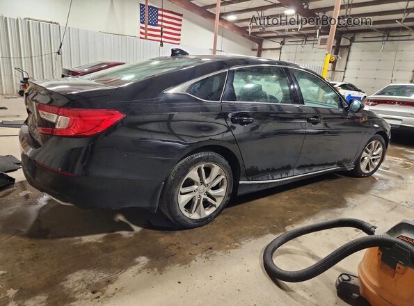 1HGCV1F15JA236659 2018 HONDA ACCORD Черный Задняя правая четверть
