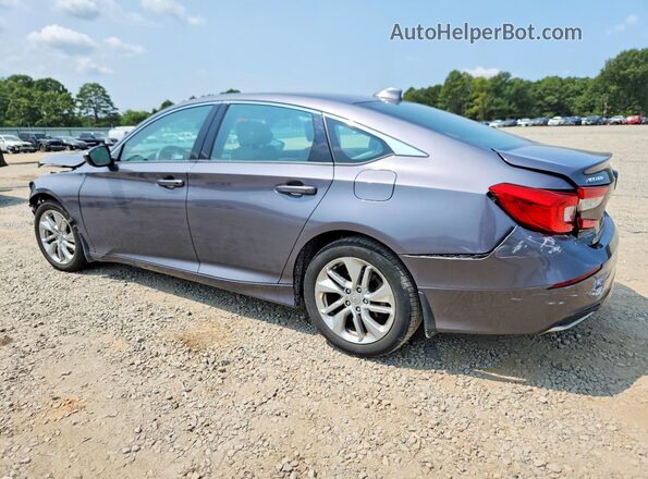 1HGCV1F15JA249752 2018 HONDA ACCORD Charcoal Задня ліва чверть