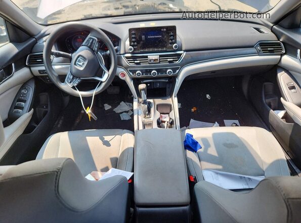 1HGCV1F15JA249752 2018 HONDA ACCORD Charcoal Вид панелі приладів