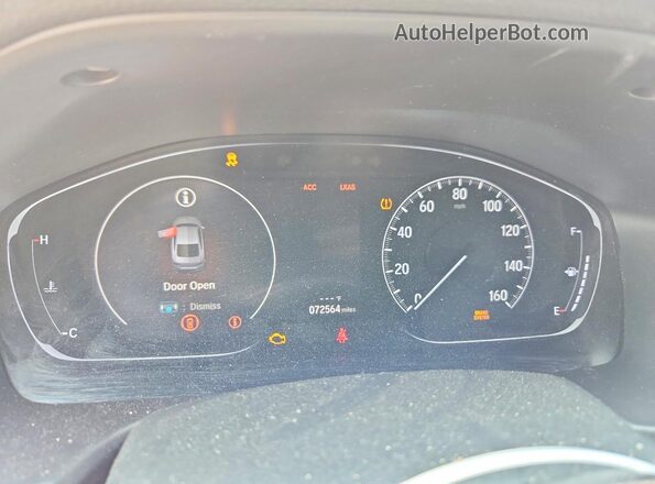 1HGCV1F15JA249752 2018 HONDA ACCORD Charcoal Вид щитка приладів