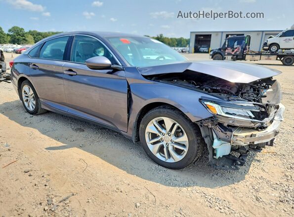 1HGCV1F15JA249752 2018 HONDA ACCORD Charcoal Передня права чверть
