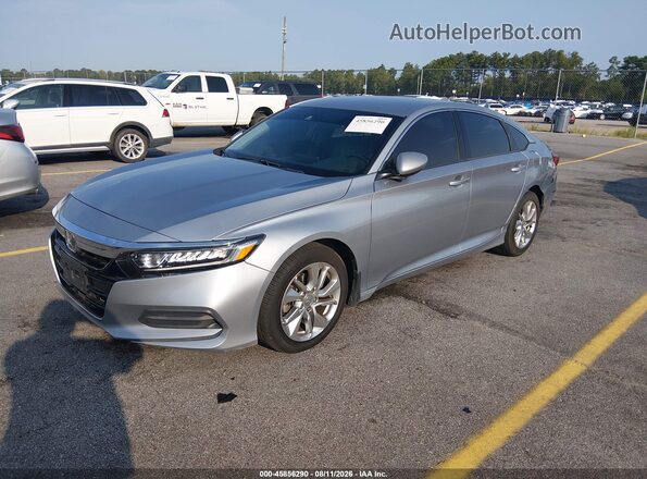1HGCV1F15KA048113 2019 HONDA ACCORD Silver Przód lewy