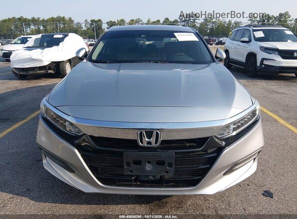 1HGCV1F15KA048113 2019 HONDA ACCORD Silver Widok zestawu wskaźników