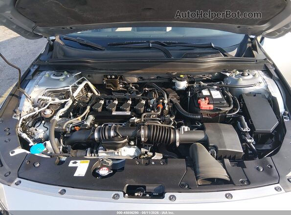 1HGCV1F15KA048113 2019 HONDA ACCORD Silver Widok z tyłu