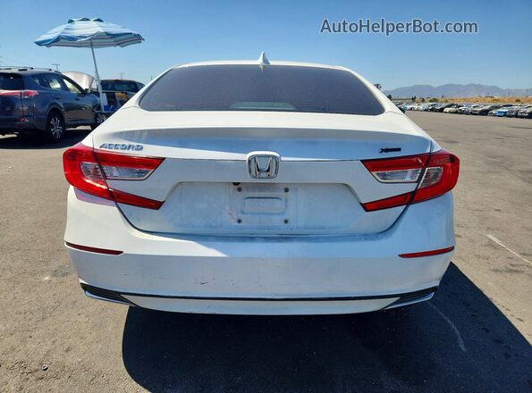 1HGCV1F15KA075313 2019 HONDA ACCORD Белый Вид сзади