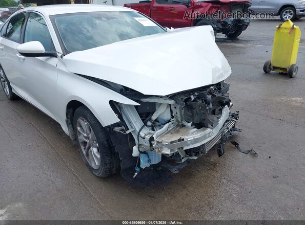 1HGCV1F15KA098736 2019 HONDA ACCORD White 