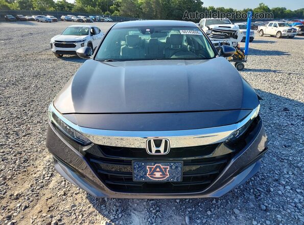 1HGCV1F15KA100369 2019 HONDA ACCORD Gray Դիմացի տեսք