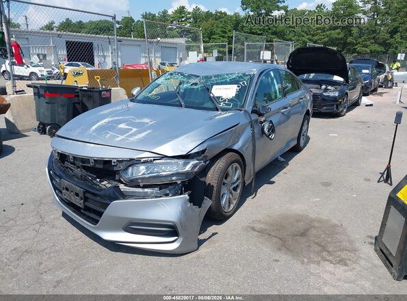 1HGCV1F15KA113834 2019 HONDA ACCORD Silver Front left