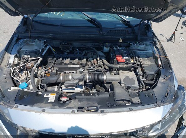 1HGCV1F15KA113834 2019 HONDA ACCORD Silver Rear view