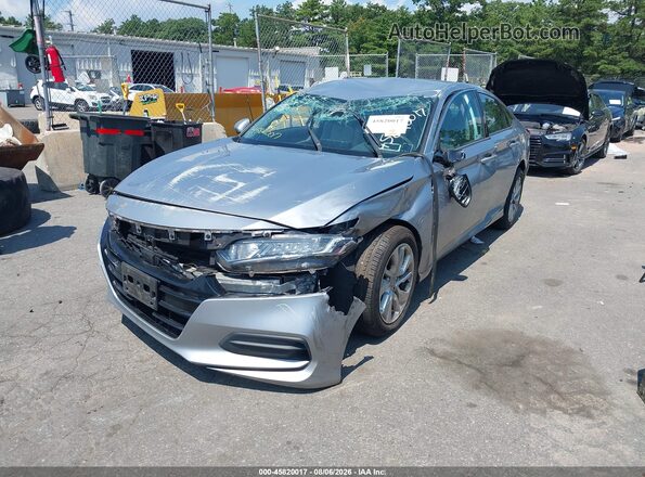 1HGCV1F15KA113834 2019 HONDA ACCORD Silver Front view