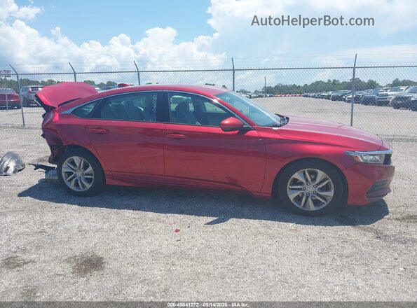 1HGCV1F15LA029644 2020 HONDA ACCORD Burgundy უკანა სალონის ხედი