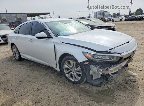 1HGCV1F15LA138623 2020 HONDA ACCORD White Передня права чверть