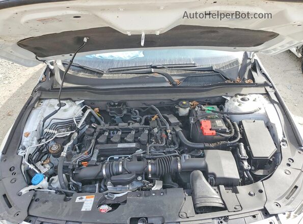 1HGCV1F15LA138623 2020 HONDA ACCORD White Вид задньої частини салону