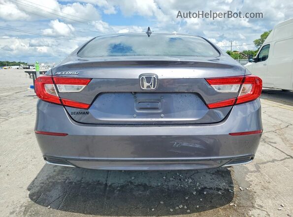 1HGCV1F15MA035168 2021 HONDA ACCORD Gray Widok z tyłu