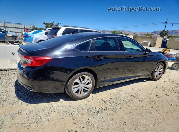 1HGCV1F16JA076310 2018 HONDA ACCORD Black Հետևի աջ