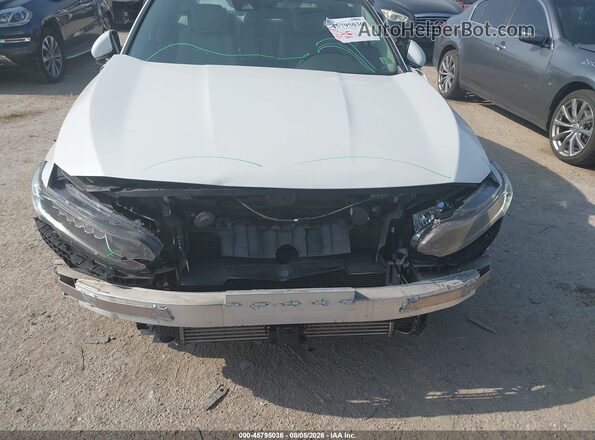 1HGCV1F16JA110861 2018 HONDA ACCORD White Դիմացի տեսք