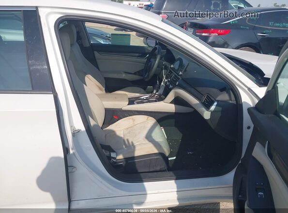 1HGCV1F16JA110861 2018 HONDA ACCORD White Սալոնի դիմացի տեսք