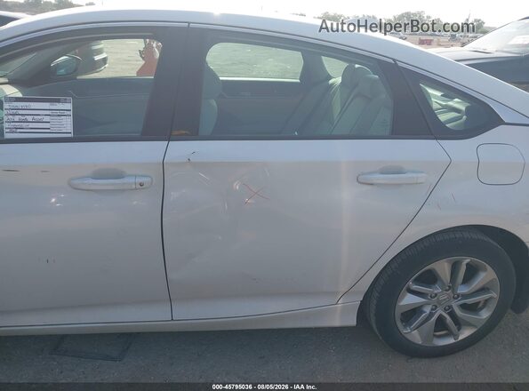 1HGCV1F16JA110861 2018 HONDA ACCORD White 