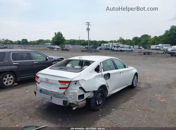 1HGCV1F16JA176004 2018 HONDA ACCORD Белый Вид спереди