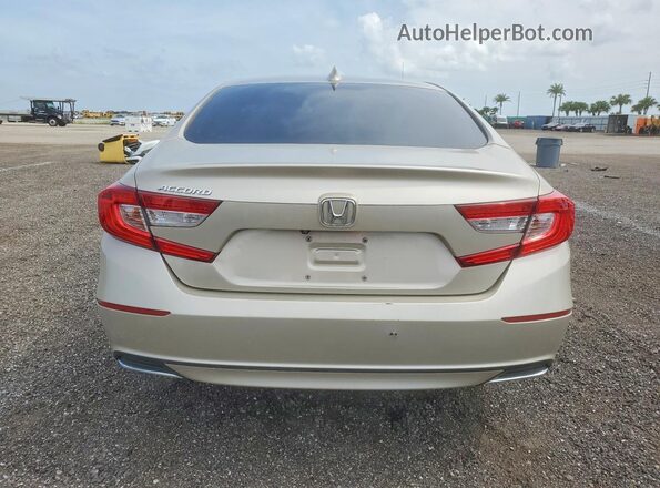 1HGCV1F16JA211172 2018 HONDA ACCORD Beige Rear view