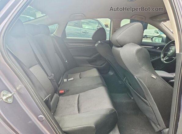 1HGCV1F16JA212676 2018 HONDA ACCORD Gray Vista de los asientos traseros