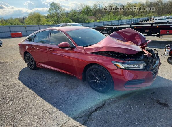 1HGCV1F16JA214914 2018 HONDA ACCORD Red წინა მარჯვენა