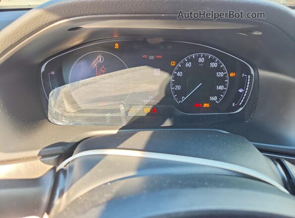 1HGCV1F16JA214914 2018 HONDA ACCORD Red ხელსაწყოთა პანელის ხედი