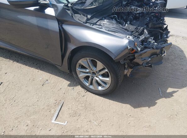 1HGCV1F16KA120808 2019 HONDA ACCORD Gray Widok z przodu