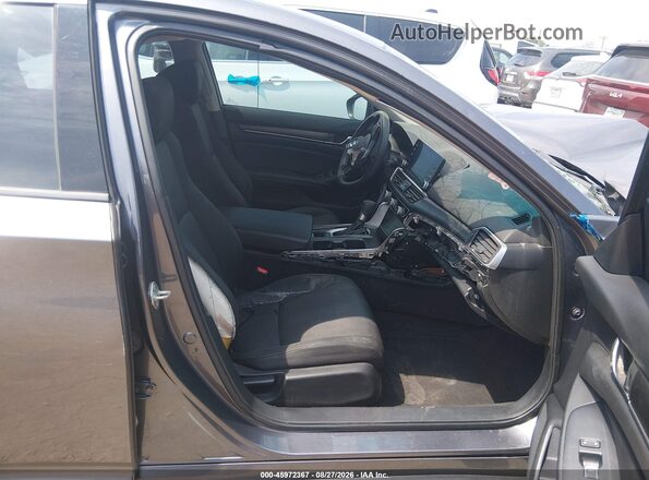 1HGCV1F16KA120808 2019 HONDA ACCORD Gray Widok wnętrza z przodu