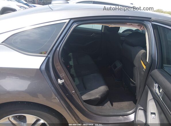1HGCV1F16KA120808 2019 HONDA ACCORD Gray Widok naklejki z numerem VIN