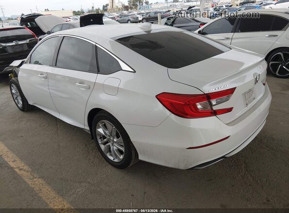 1HGCV1F16KA122946 2019 HONDA ACCORD Белый Задняя левая четверть