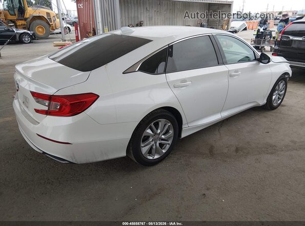 1HGCV1F16KA122946 2019 HONDA ACCORD Белый Задняя правая четверть
