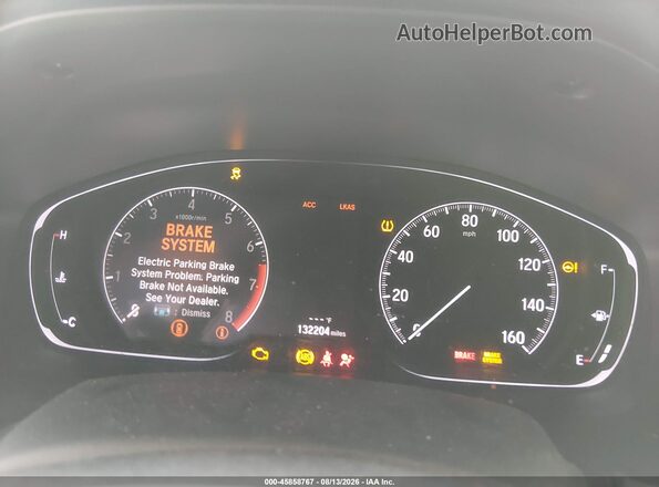 1HGCV1F16KA122946 2019 HONDA ACCORD Белый Вид задних сидений