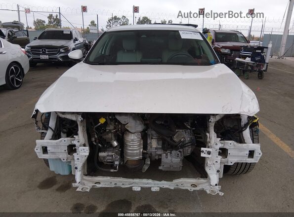 1HGCV1F16KA122946 2019 HONDA ACCORD Белый Вид задней части салона