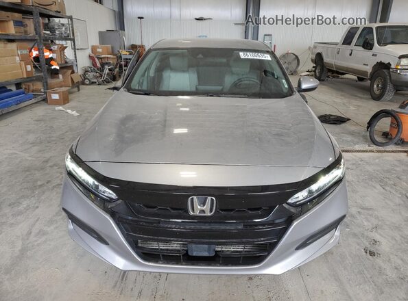 1HGCV1F16KA165876 2019 HONDA ACCORD Silver Widok z przodu