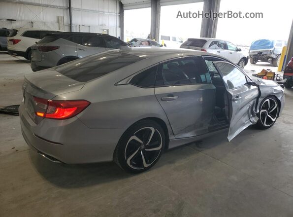 1HGCV1F16KA165876 2019 HONDA ACCORD Silver Tył prawy