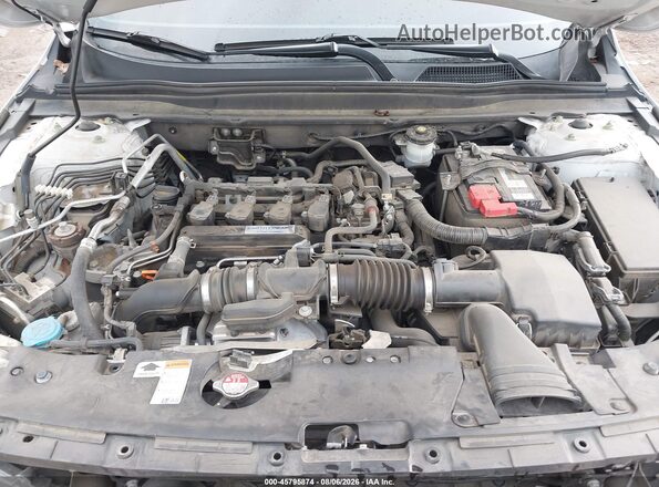 1HGCV1F16KA169569 2019 HONDA ACCORD Белый Вид сзади