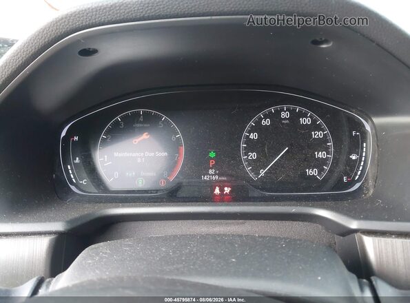 1HGCV1F16KA169569 2019 HONDA ACCORD Белый Вид задних сидений