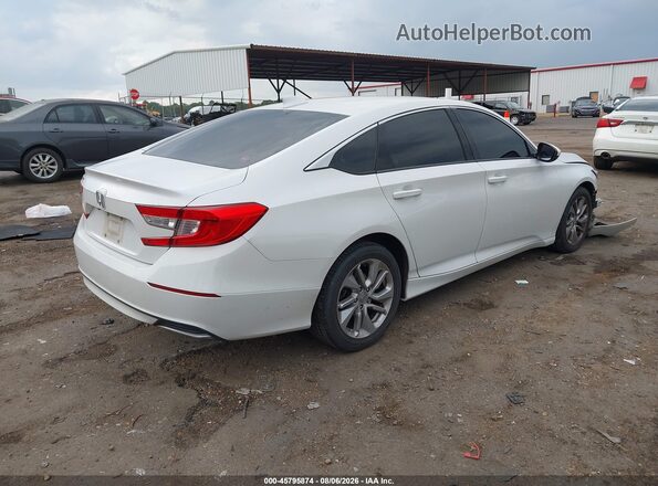 1HGCV1F16KA169569 2019 HONDA ACCORD Белый Задняя правая четверть