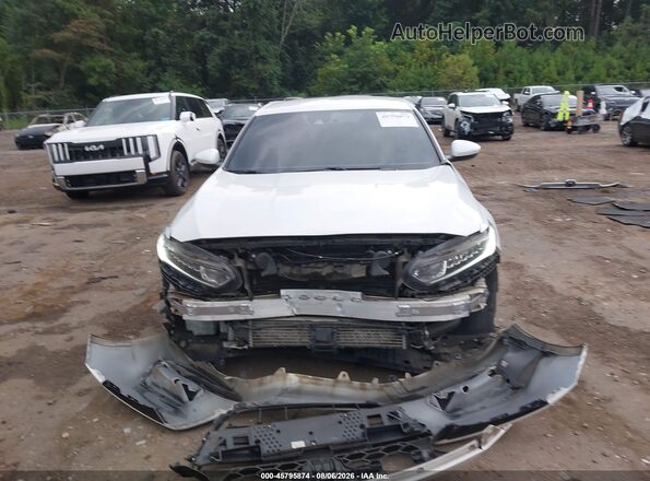 1HGCV1F16KA169569 2019 HONDA ACCORD Белый Вид задней части салона