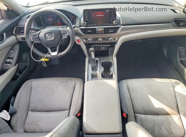 1HGCV1F16LA022444 2020 HONDA ACCORD Silver წინა პანელის ხედი