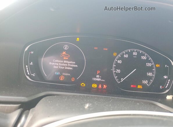 1HGCV1F16LA022444 2020 HONDA ACCORD Silver ხელსაწყოთა პანელის ხედი