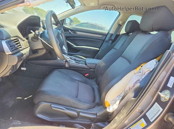 1HGCV1F16LA072969 2020 HONDA ACCORD Gray Вид салону спереду